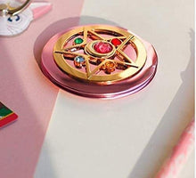 JACKWS Specchio Specchio di Trucco di Sailor Moon Portable Trucco Crystal Star Specchio Pieghevole Doppio Specchio for Bagno Camera da Letto di Viaggio