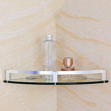 Armadi Alti Space Alluminio Mensola per Bagno in Vetro Vasche da Bagno a Strato Singolo Accessori per lavabo (3 Dimensioni opzionali) (Dimensioni, 250mm), 280mm