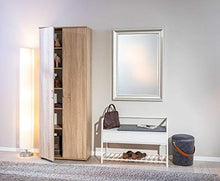 Esidra Altoona Armadio 2 Ante, Legno, Rovere, 70x34x189 cm