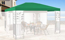 QUICK STAR Tetto di Ricambio per Gazebo 3x4m Verde