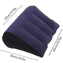 Inflatable Pillow Triangle Multifunctional Magic Cushion Air Blowing Support, Sleep Tool, Can be Taken out