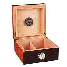 LSX Scatola di sigari Cigar Box, Cigar Humidor Humidor, Legno di Cedro Cigar Box, Portable Cigar Box può Tenere 30 OYO (Size : 22x22x11.2cm)