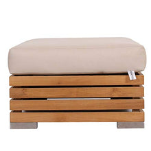 Ottomane Picardie - Legno di Teak Massiccio, Resistente alle intemperie