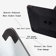 T-shape A2 Poster Stand Display Pubblicità Sign Stand Avviso Supporto for insegna - Heavy Square Base in acciaio, Alluminio Snap Open Frame for A2 Grafica, sia verticale che orizzontale Visualizza seg