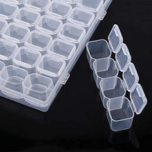 Eastbuy - Organizer per Pillole, in plastica Trasparente, 28 Scomparti, Regolabile, per Pillole e medicinali
