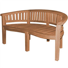 Panca da parcheggio XXL Avello, in legno massiccio di teak