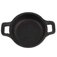 Tarente Mini Antiaderente Due Maniglie di Ferro da Cucina Padella Nero Kitchen Mestoli