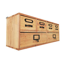 Mobiletto Portaoggetti Organizer per Casa con 6 Cassetti, Cassettiere a Muro, Mobili per la Casa Multiuso, 49x14x17,5 Pollici