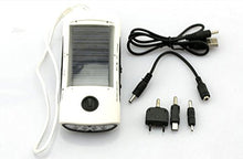 SaySure - Solar LED Torch Flashlight with FM Radio Phone Charger