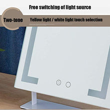 ShiSyan Specchio for Il Trucco LED Cosmetic Mirror Continentale Desktop Portable HD di Vetro for l'estetica Cura della Pelle Rasatura e Viaggiare Specchi
