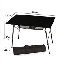 JINPENGRAN Tavolo Pieghevole all'aperto, Tavolo da Picnic Portatile,90cm