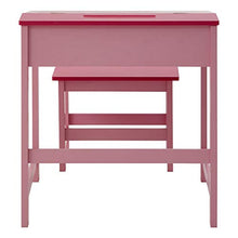 Premier Housewares 2402525 Set Scrivania e Seggiolino per Bambini, 57x55x48 cm, Rosa