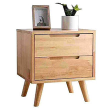 Comodini in legno comodino multifunzionale comodino armadio 2 cassetti camera da letto comodino armadio 50 x 40 x 45 cm
