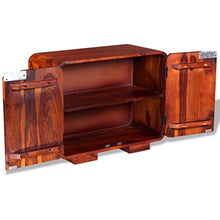 vidaXL Credenza in Legno Massello di Sheesham 75x35x60 cm Supporto Armadietto