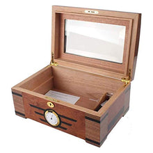 YUTRD ZCJUX Igrometro e umidificatore Storage Box - Portatile Universale Estraibile Cigar Box Valigia