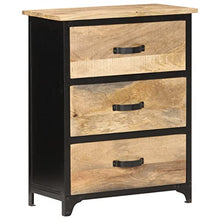 vidaXL Cassettiera 60x30x75 cm in Legno Massello di Mango