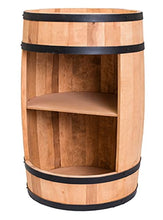 Botte vino con scaffalatura, 81 cm, design casa e bar, portabottiglie, barile