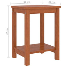 vidaXL Comodini 2pz Marrone Miele 35x30x47 cm Pino Massello