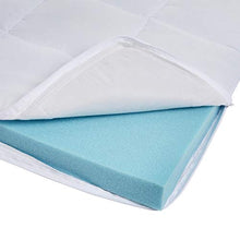 Amazon Basics - Coprimaterasso in memory foam, 90 x 200 x 5 cm