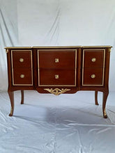 Louises Barock Rokoko - Cassettiera in stile antico, colore: Noce