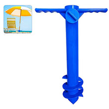 Stecto Picchetto per ombrellone, Portaombrelli a Spirale ABS Resistente con impugnature, Base per ombrellone Leggera Base per ombrellone da Giardino