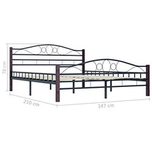 SKM Giroletto Nero in Metallo 140x200 cm (21.56kg)