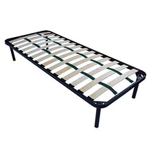 Rete 80x190 Letto A DOGHE con Cinghie Singola Ortopedica con Piedi