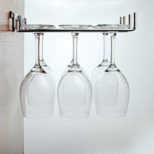 LVPY Porta bicchiere in vetro, Hanger Champagne vetro Rack, 27 x 12.5 x 8.5 cm, Argento