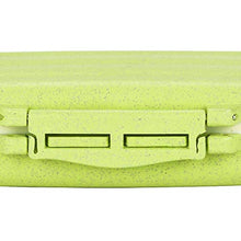 HERCHR Portapillole settimanale, Dispenser per farmaci da Viaggio con 8 Griglie(Verde)