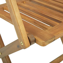 vidaXL Set da Bistrot 4 pz in Legno Massello di Acacia