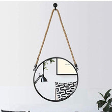 LULUTING Specchio Trucco Specchio di Trucco, Specchio del Bagno, Specchio Rotondo, Bagno Completo Corpo Specchio, Specchio da Muro, Dormitorio Dressing Table.