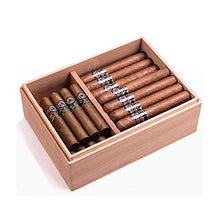 CLJ-LJ Cigar Box, Cigar Humidor, Legno di Cedro Cigar Box Good Mood, Good Life (Colore: Brown)