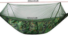 Duokon Amache da Giardino Lettino da Campeggio Portatile Amaca da Viaggio con Zanzariera(Mimetico)