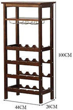 YAeele HOU Wine Rack Solido Porta di Legno Modern Home Creativa Governo del Vino Wine Glass