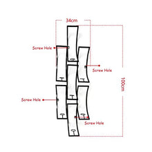 Scaffale appeso calice rack vino rack montato a parete vino rack