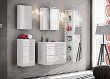 BIM Furniture Twist White 840 armadietto a specchio per bagno