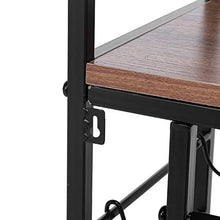 Cikonielf - Scaffale per vino da parete, design industriale, con ripiano per vino, 79 x 30 x 66 cm