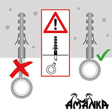 AMANKA Set Fissaggio amache 150 kg per sedie pensili