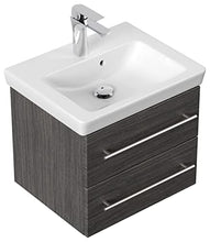 Mobile bagno con lavabo Villeroy & Boch Subway 2.0 50cm antracite venato