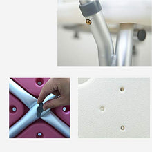 FREEDOH Sgabello da Doccia, Sgabello da Bagno Antiscivolo Regolabile in Altezza in Alluminio, Sgabello da Bagno Robusto E Durevole, Sgabello Piccolo Multiuso per Casa, Hotel, ECC,Bianca