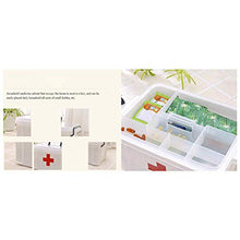Scatola portaoggetti, kit di pronto soccorso, scatola di plastica per medicine da viaggio