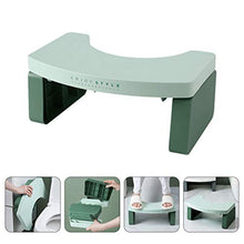 Cabilock Sgabello in Plastica Antiscivolo per Bambini Sgabello in Plastica per Bagno Home Office Asilo (Verde)