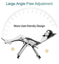 FACAZ Sedia a Sdraio Lettino Prendisole Zero Gravity Sedia Sdraio per Patio, Balcone Giardino Pieghevole Supporto Portatile Regolabile 200 kg Lettini Prendisole