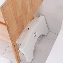Sgabello per WC, antiscivolo, pieghevole, sgabello ausiliario, 40 x 25 x 17,5 cm