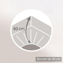 Coprimaterasso 160 x 210 cm Ahua Molleton 100% cotone 400 g/m2 con angoli 40 cm
