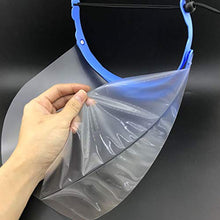 EXCEART 2 Pezzi di Protezione per Visiera Protettiva per Il Viso Protezione Antigoccia Starnuti Tappo di Protezione Integrale Antispruzzo per Esterno (Blu)