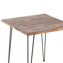Indhouse - Tavolo stile industriale da ristorante di design Loft in metallo e legno Chicago