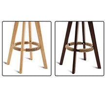 Sgabello da bar WGZ Legno massello Retro Bar Sedia Girevole Sgabello Alto Sgabello casa Multicolore Moda (Color : C)