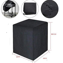 Copertura per mobili da giardino, impermeabile, copertura per tavolo e sedia, colore nero, 68 x 68 x 72 CM