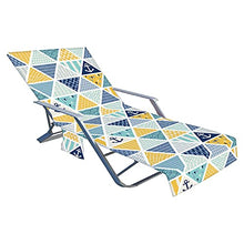 sdfsa - Telo coprisedia da spiaggia con tasche laterali in spugna, per piscina, chaise longue e chaise